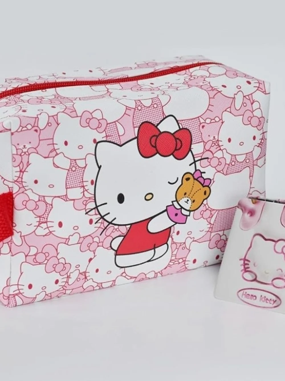 kitty Travel Cosmetic Large Capacity  Pouch/bag Makeup Bag with Mirror